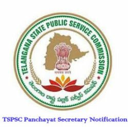 TSPSC Panchayat Raj Secretary Recruitment 2019 Notification