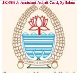 JKSSB Admit Card Junior Assistant Exam Date, Previous Question Papers