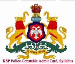 Kar Police Constable Pattern 2019 KSP Syllabus, Admit Card Exam Date
