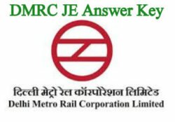 DMRC JE (Electrical) Answer Key Maintainer Cutoff 2019 Asst Manager Results