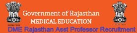 DME Rajasthan Associate Professor Application Interview Dates 2017 Merit List