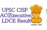 UPSC CISF AC (Exe) LDCE Answer Key 03rd March 2019 Cut Off & Result