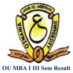 OU MBA I III Sem Result