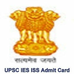 UPSC IES Admit Card 2019 ISS Statistical Services Syllabus & Exam Pattern, Cutoff