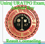 Rajasthan Uniraj PG Entrance Result 2019 URATPG Answer Key, Counselling