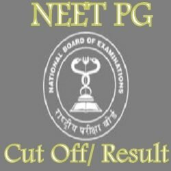 NEET PG Expected Cutoff 2020 SC ST Gen OBC Category wise