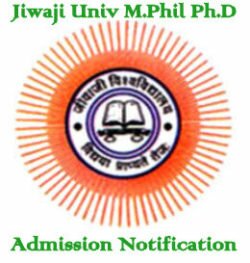 Jiwaji University M.Phil, Ph.D Entrance Test 2019 Admission Form, Apply Online