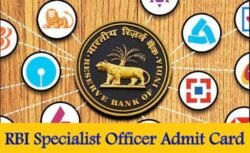 RBI Specialist Admit Card Download 2019 Merit List SO Exam Results