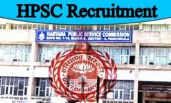 HPSC Apply Online 166 Jobs HCS (Ex.Br.) & Other Allied Service Notification 2019
