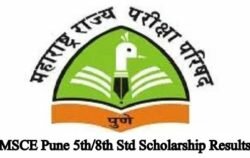 MSCE Pune Scholarship Results 5th/8th Std PUP PSS Merit List 2019