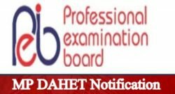 MP DAHET Notification 2019 Entrance Application Form, Eligibility