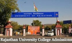Rajasthan University Maharaja College Admissions 2019 Commerce Application Form