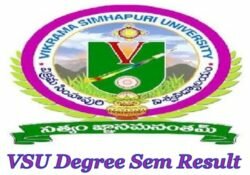 VSU Degree Results 2019 ~Manabadi BA BSC BCOM 2nd 4th 6th Semester